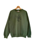 Personnalise ton sweat à col rond brodé DESTOCKAGE