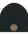 Personnalise ton bonnet avec ton texte brodé