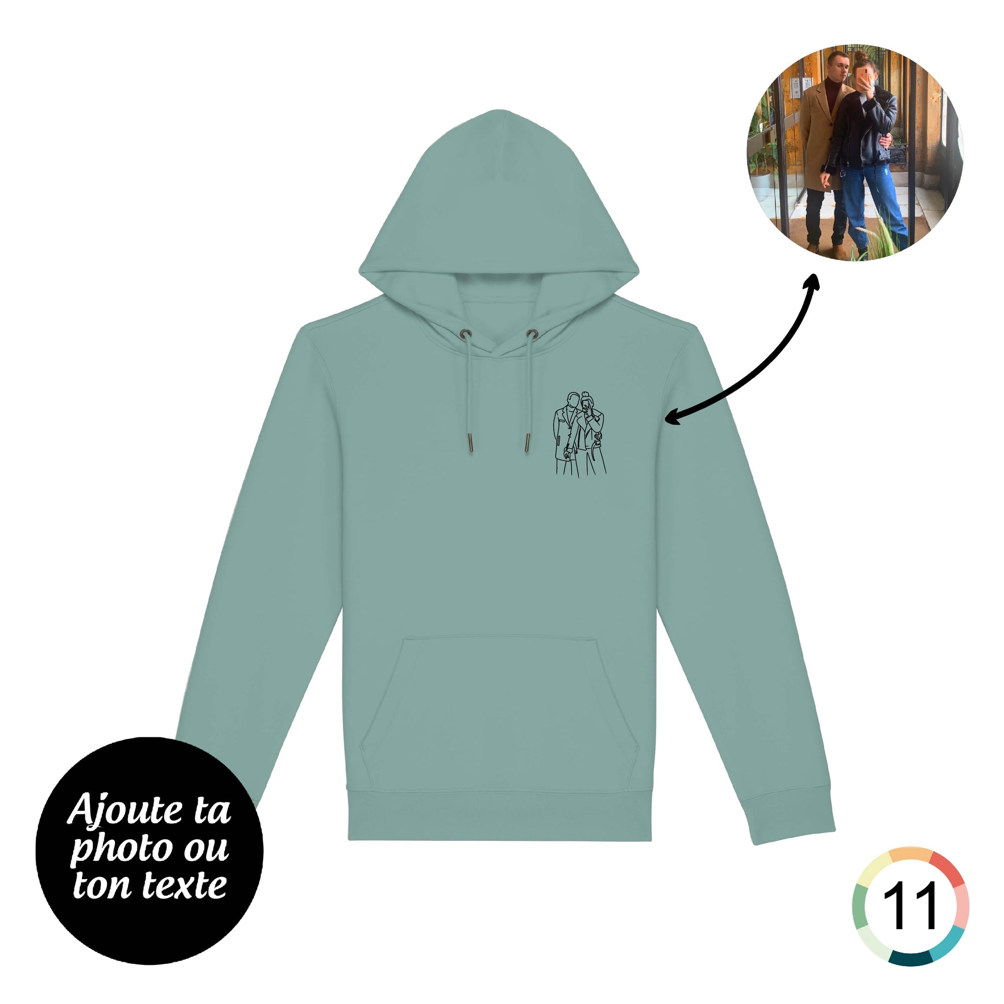 Sweat à capuche personnalisé