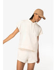 Personnalise ton Sweat-shirt à capuche oversize sans manches French Terry femme brodé