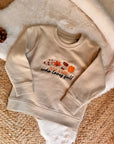Sweat-shirt matching parent & bébé motif automnal – coupe mixte