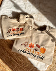 Sweat-shirt matching parent & bébé motif automnal – coupe mixte