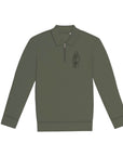 Personnalise ton Sweat-shirt quart zip col polo à épaules tombantes unisexe brodé