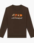 Sweat-shirt unisexe – Just a girl who loves fall